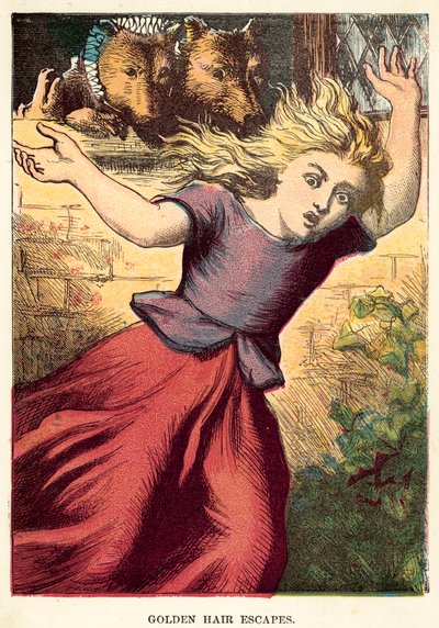 Gyldent hår slipper ud af English School